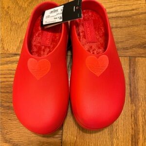 Adidas Stan Mules with heart accent